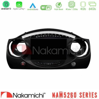 Nakamichi NAM5260 Series 4Core Android13 4+64GB Mini Cooper R50 Navigation Multimedia Tablet 9