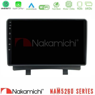 Nakamichi NAM5260 Series 4Core Android13 4+64GB Opel Zafira Navigation Multimedia Tablet 9