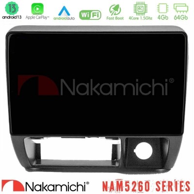 Nakamichi NAM5260 Series 4Core Android13 4+64GB Suzuki Jimny 1998-2005 Navigation Multimedia Tablet 9