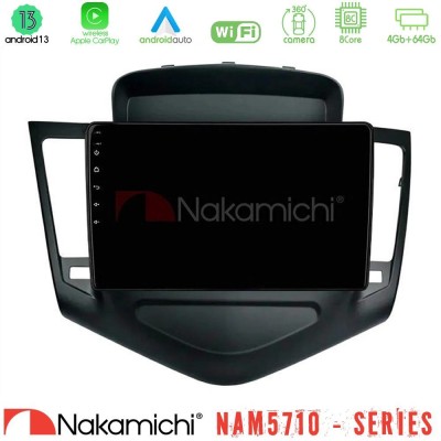 Nakamichi NAM5710 Series 8Core Android13 4+64GB     Chevrolet Cruze 2009-2012 Navigation Multimedia Tablet 9