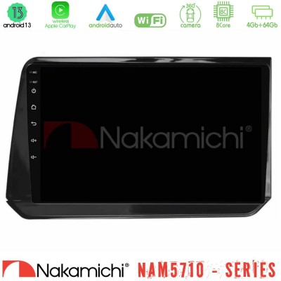 Nakamichi NAM5710 Series 8Core Android13 4+64GB Nissan Note 2021-2026 RHD Navigation Multimedia Tablet 10