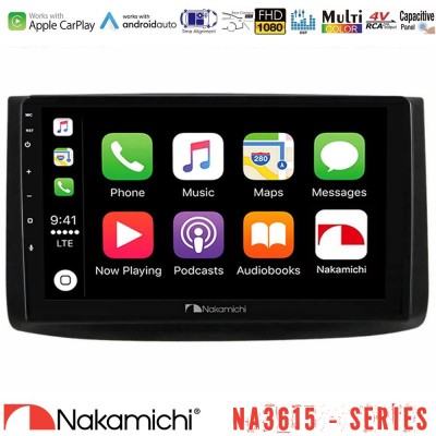 Nakamichi NA3615 Series Με Wireless Carplay & Android Auto  Chevrolet Aveo 2006-2010 Media Station Tablet 9