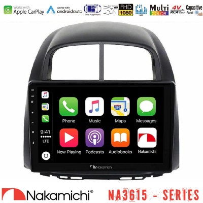 Nakamichi NA3615 Series Με Wireless Carplay & Android Auto  Daihatsu Sirion/Subaru Justy Media Station Tablet 9