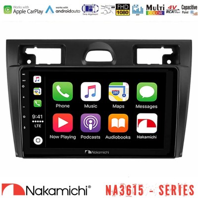 Nakamichi NA3615 Series Με Wireless Carplay & Android Auto  Ford Fiesta/Fusion Media Station Tablet 9