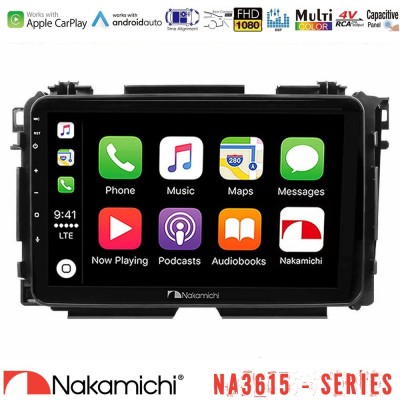 Nakamichi NA3615 Series Με Wireless Carplay & Android Auto  Honda HR-V Media Station Tablet 9