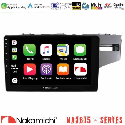 Nakamichi NA3615 Series Με Wireless Carplay & Android Auto Honda Jazz 2013-2020 RHD Media Station Tablet 9