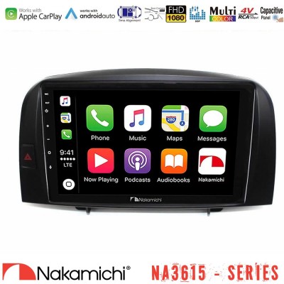 Nakamichi NA3615 Series Με Wireless Carplay & Android Auto Hyundai Sonata 2005-2009 Media Station Tablet 9
