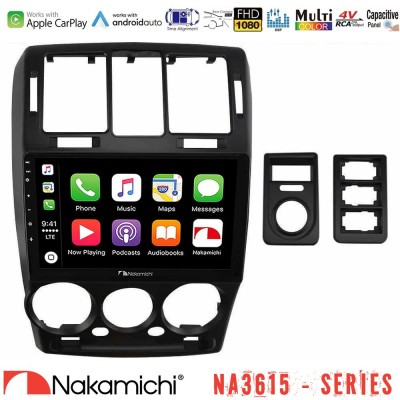 Nakamichi NA3615 Series Με Wireless Carplay & Android Auto  Hyundai Getz 2002-2009 Media Station Tablet 9