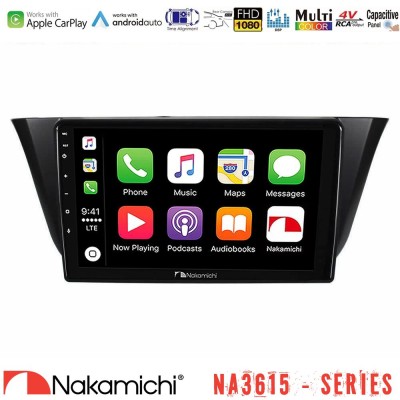Nakamichi NA3615 Series Με Wireless Carplay & Android Auto Iveco Daily 2014-2025 Media Station Tablet 9