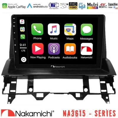 Nakamichi NA3615 Series Με Wireless Carplay & Android Auto  Mazda6 2002-2006 Media Station Tablet 9