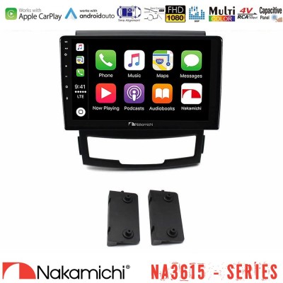 Nakamichi NA3615 Series Με Wireless Carplay & Android Auto Ssangyong Korando 2010-2014 Media Station Tablet 9