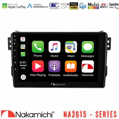 Nakamichi NA3615 Series Με Wireless Carplay & Android Auto  Suzuki Splash amp; Opel Agila 2008-2014 Media Station Tablet 9