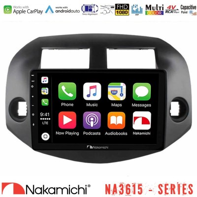 Nakamichi NA3615 Series Με Wireless Carplay & Android Auto  Toyota Rav4 2006-2012 Media Station Tablet 9
