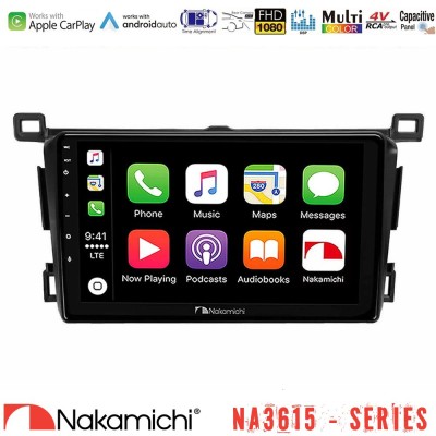 Nakamichi NA3615 Series Με Wireless Carplay & Android Auto  Toyota RAV4 2013-2018 Media Station Tablet 9