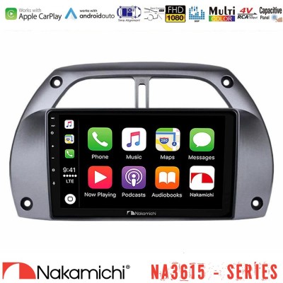 Nakamichi NA3615 Series Με Wireless Carplay & Android Auto  Toyota RAV4 2001 - 2006 Media Station Tablet 9