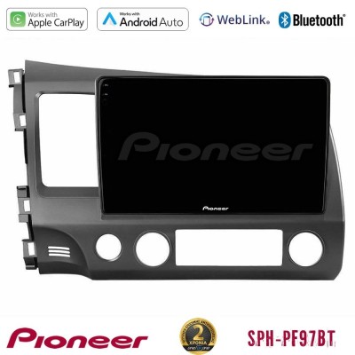 Pioneer SPH-PF97BT Series Honda Civic 2006-2011 Multimedia Station 9