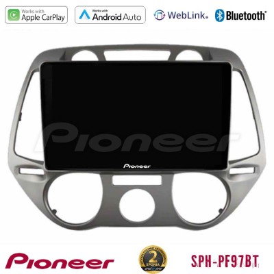 Pioneer SPH-PF97BT Series    Hyundai i20 2009-2012 Manual A/C Multimedia Station 9