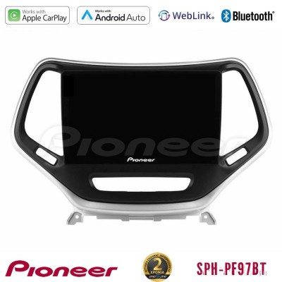 Pioneer SPH-PF97BT Series    Jeep Cherokee 2014-2019 Multimedia Station 9