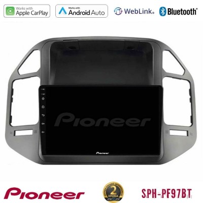 Pioneer SPH-PF97BT Series Mitsubishi Pajero 2002-2006 Multimedia Station 9