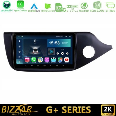 Bizzar G+ Series Kia Cee’d/ProCeed 2013-2017 RHD 8core Android14 6+128GB Navigation Multimedia Tablet 9
