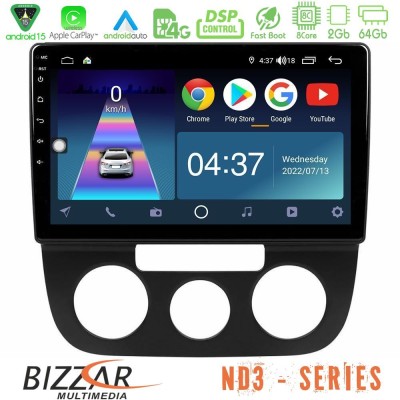 Bizzar ND3 Series 8Core Android15 2+64GB  VW Jetta Navigation Multimedia Tablet 10