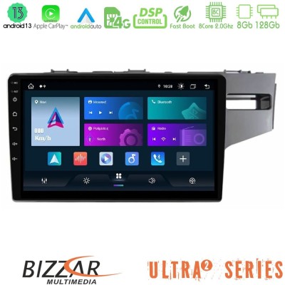 Bizzar Ultra Series Honda Jazz 2013-2020 RHD 8core Android13 8+128GB Navigation Multimedia Tablet 9
