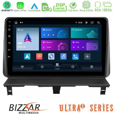 Bizzar Ultra Series Peugeot Partner / Citroën Berlingo 2002-2008 8core Android13 8+128GB Navigation Multimedia Tablet 9