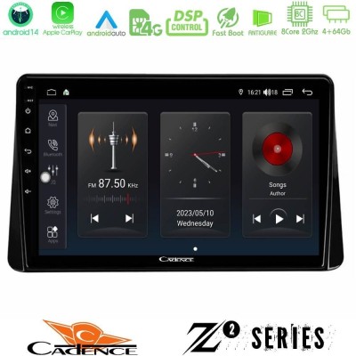 Cadence Z2 Series 8Core Android14 4+64GB Mitsubishi Eclipse Cross 2018-2023 Navigation Multimedia Tablet 9