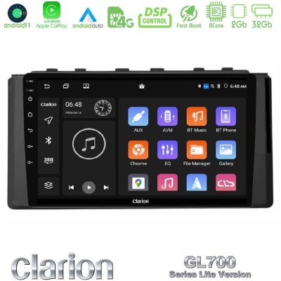 Clarion GL700 Lite Series 8Core Android11 2+32GB Subaru BRZ / Toyota GR86 2022-> Navigation Multimedia Tablet 9