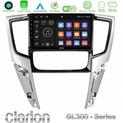 Clarion GL300 Series 4Core Android11 2+32GB Mitsubishi L200 2019-2023 Navigation Multimedia Tablet 9