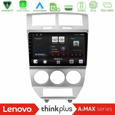 Lenovo Thinkplus A2MAX Series 8Core Android15 4+64GB  Dodge Caliber 2006-2011 Navigation Multimedia Tablet 10