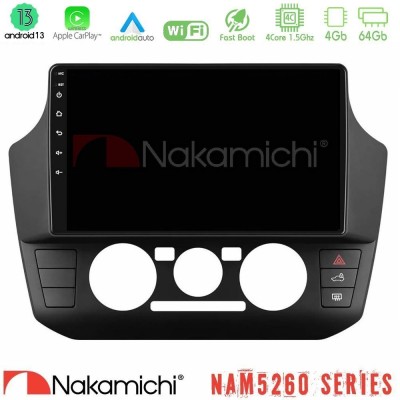 Nakamichi NAM5260 Series 4Core Android13 4+64GB VW Up/Skoda Citigo/Seat Mii Navigation Multimedia Tablet 9