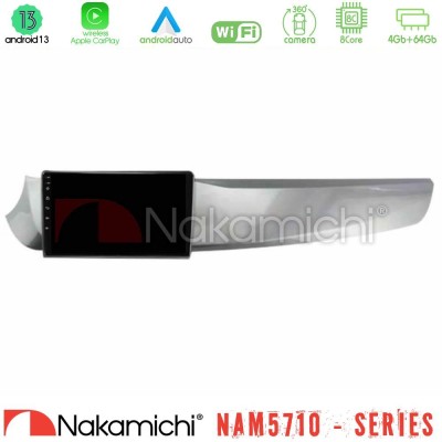 Nakamichi NAM5710 Series 8Core Android13 4+64GB  Alfa Romeo Giulietta 2010-2014 Navigation Multimedia Tablet 9
