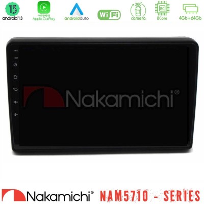 Nakamichi NAM5710 Series 8Core Android13 4+64GB Citroen C5 2008-2019 Navigation Multimedia Tablet 10