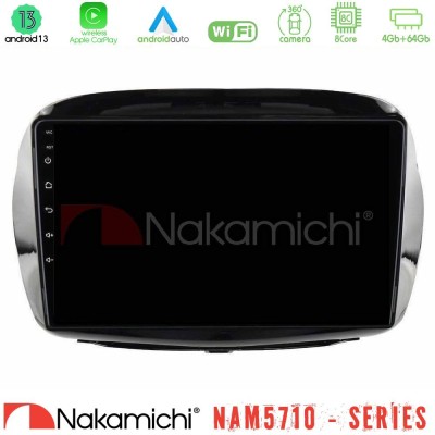 Nakamichi NAM5710 Series 8Core Android13 4+64GB Honda FR-V 2004-2009 Navigation Multimedia Tablet 10