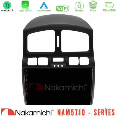 Nakamichi NAM5710 Series 8Core Android13 4+64GB Hyundai Santa Fe 2000-2006 Navigation Multimedia Tablet 9