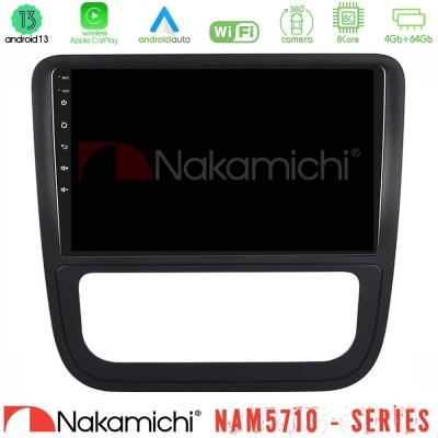 Nakamichi NAM5710 Series 8Core Android13 4+64GB  VW Scirocco 2008-2014 Navigation Multimedia Tablet 9