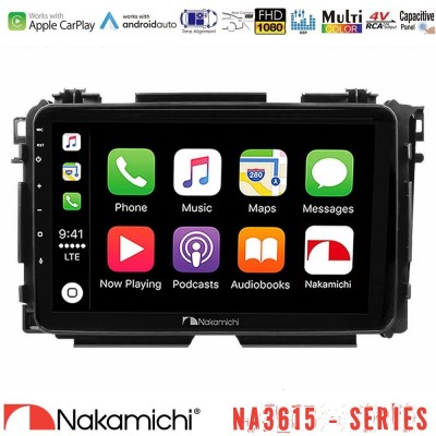 Nakamichi NA3615 Series Με Wireless Carplay & Android Auto  Honda HR-V Media Station Tablet 9