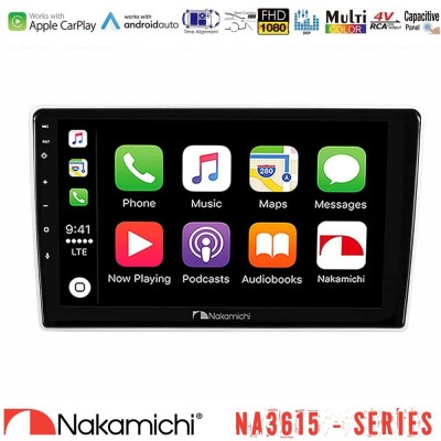 Nakamichi NA3615 Series Με Wireless Carplay & Android Auto  Kia Sportage 2005-2008 Media Station Tablet 9