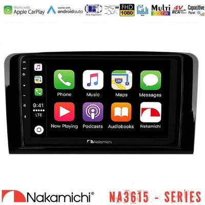 Nakamichi NA3615 Series Με Wireless Carplay & Android Auto Mercedes ML/GL Class Media Station Tablet 9