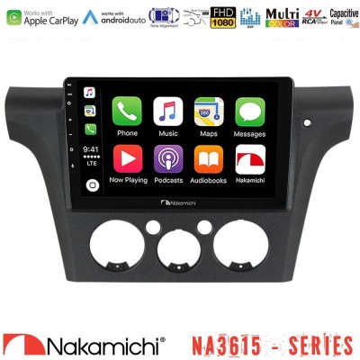 Nakamichi NA3615 Series Με Wireless Carplay & Android Auto Mitsubishi Outlander 2002 – 2007 Media Station Tablet 9