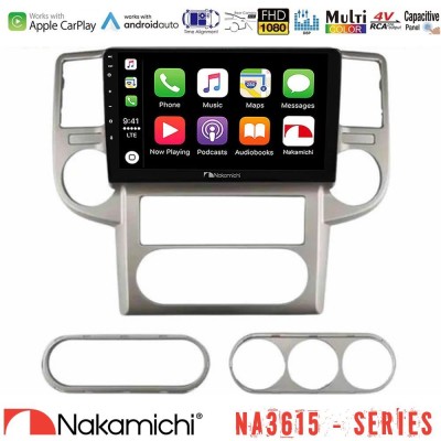 Nakamichi NA3615 Series Με Wireless Carplay & Android Auto  Nissan X-Trail 2003-2007 Media Station Tablet 9