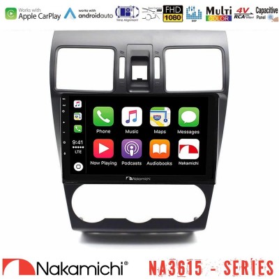 Nakamichi NA3615 Series Με Wireless Carplay & Android Auto Subaru Forester 2015-2018 Media Station Tablet 9