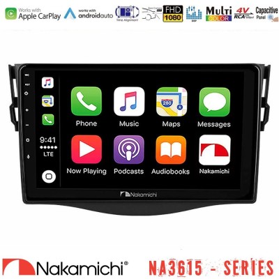 Nakamichi NA3615 Series Με Wireless Carplay & Android Auto  Toyota RAV4 Media Station Tablet 9