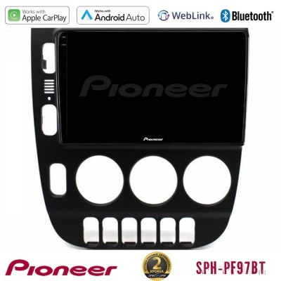 Pioneer SPH-PF97BT Series Mercedes ML Class (W163) 1998-2005 Multimedia Station 9