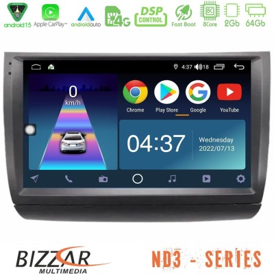 Bizzar ND3 Series 8Core Android15 2+64GB  Toyota Prius 2004-2009 Navigation Multimedia Tablet 9