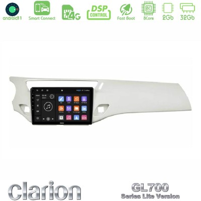 Clarion GL700 Lite Series 8Core Android11 2+32GB Citroen C3 2009-2016 Navigation Multimedia Tablet 9