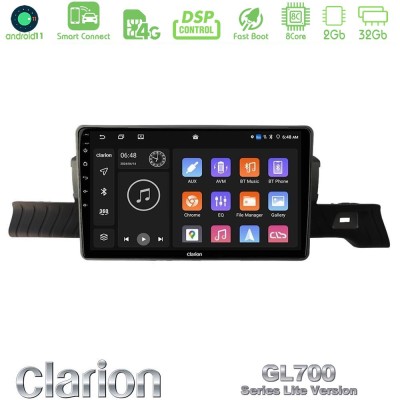 Clarion GL700 Lite Series 8Core Android11 2+32GB Citroen C3 You 2025-> Navigation Multimedia Tablet 9