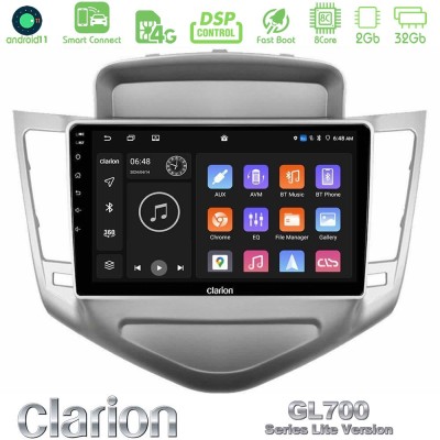 Clarion GL700 Lite Series 8Core Android11 2+32GB Chevrolet Cruze 2009-2012 Navigation Multimedia Tablet 9