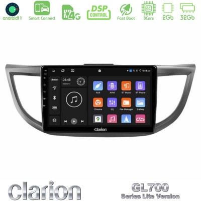 Clarion GL700 Lite Series 8Core Android11 2+32GB Honda CRV 2012-2017 Navigation Multimedia Tablet 9